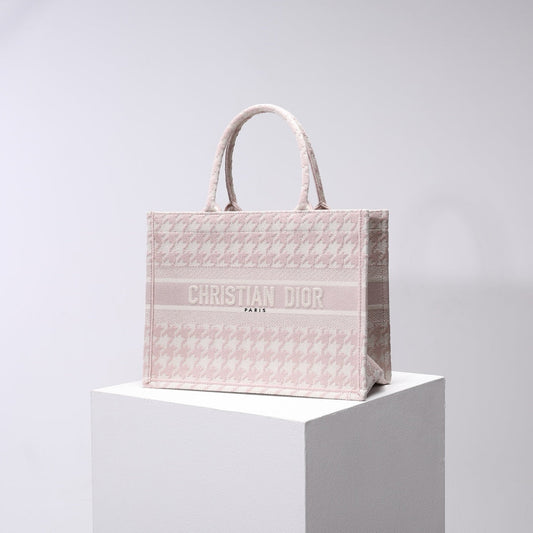 DIR1286 Book Tote pink small size 36.5CM 41.5CM