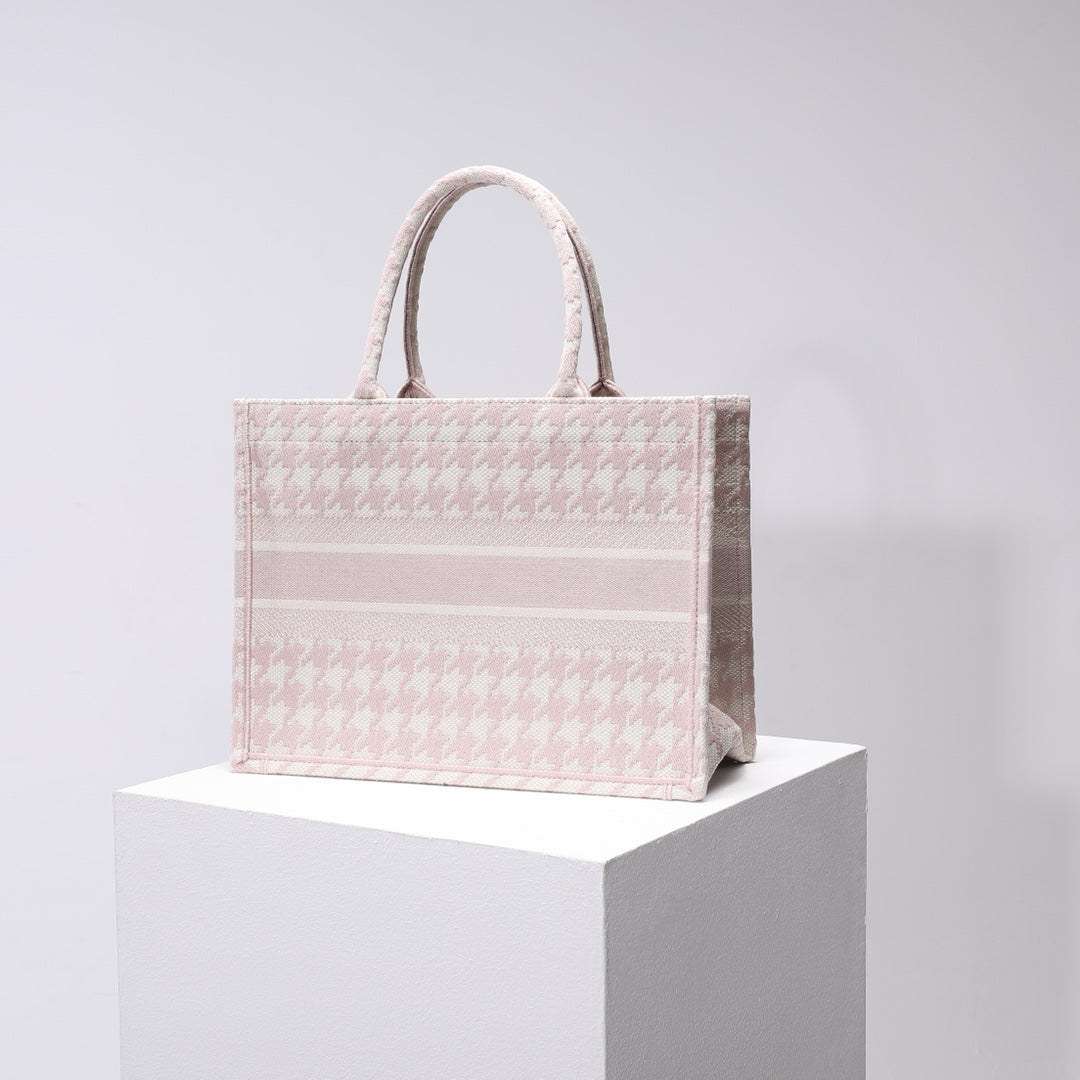 DIR1286 Book Tote pink small size 36.5CM 41.5CM