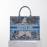 DIR1286 Book Tote blue big size MINI 36.5CM 41.5CM blue