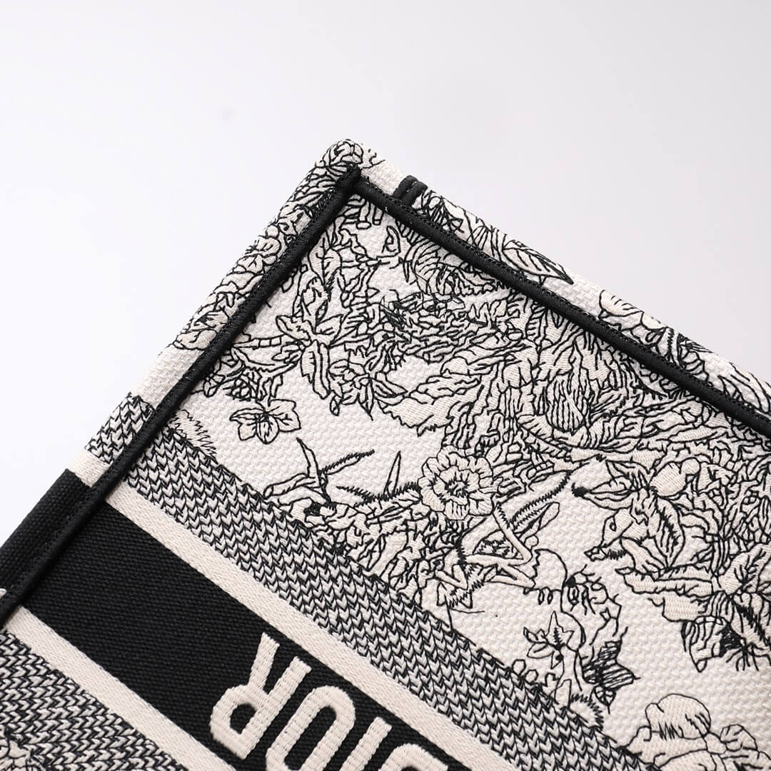 DIR1286 Book Tote tote bag grey Embroidery LOGO