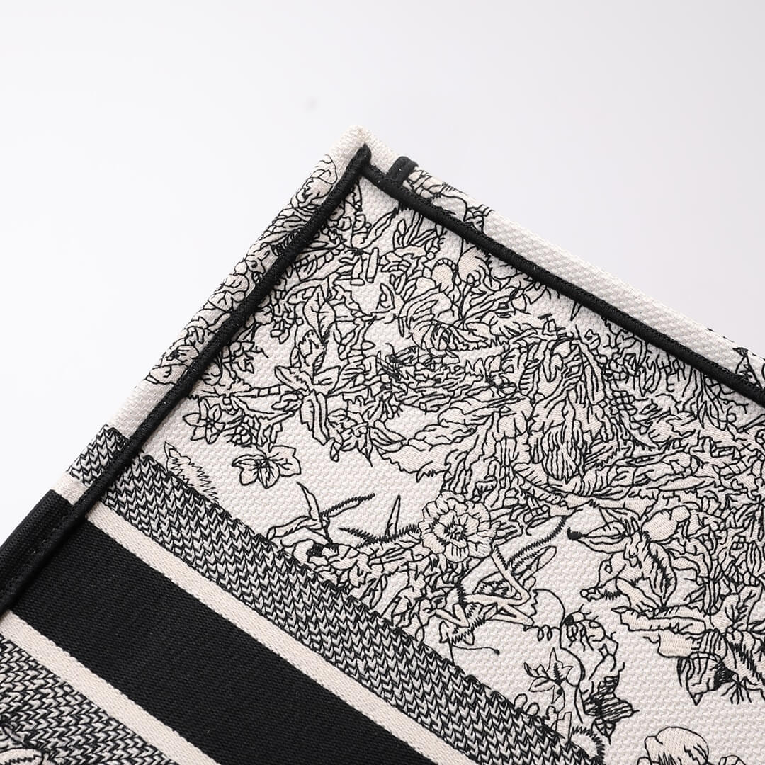 DIR1286 Book Tote tote bag grey Embroidery LOGO
