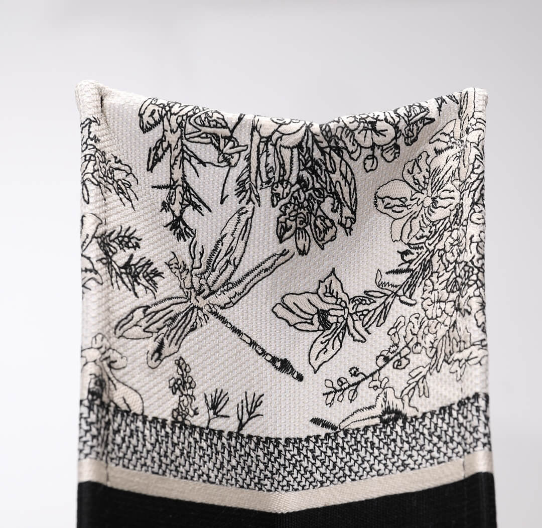 DIR1286 Book Tote tote bag grey Embroidery LOGO