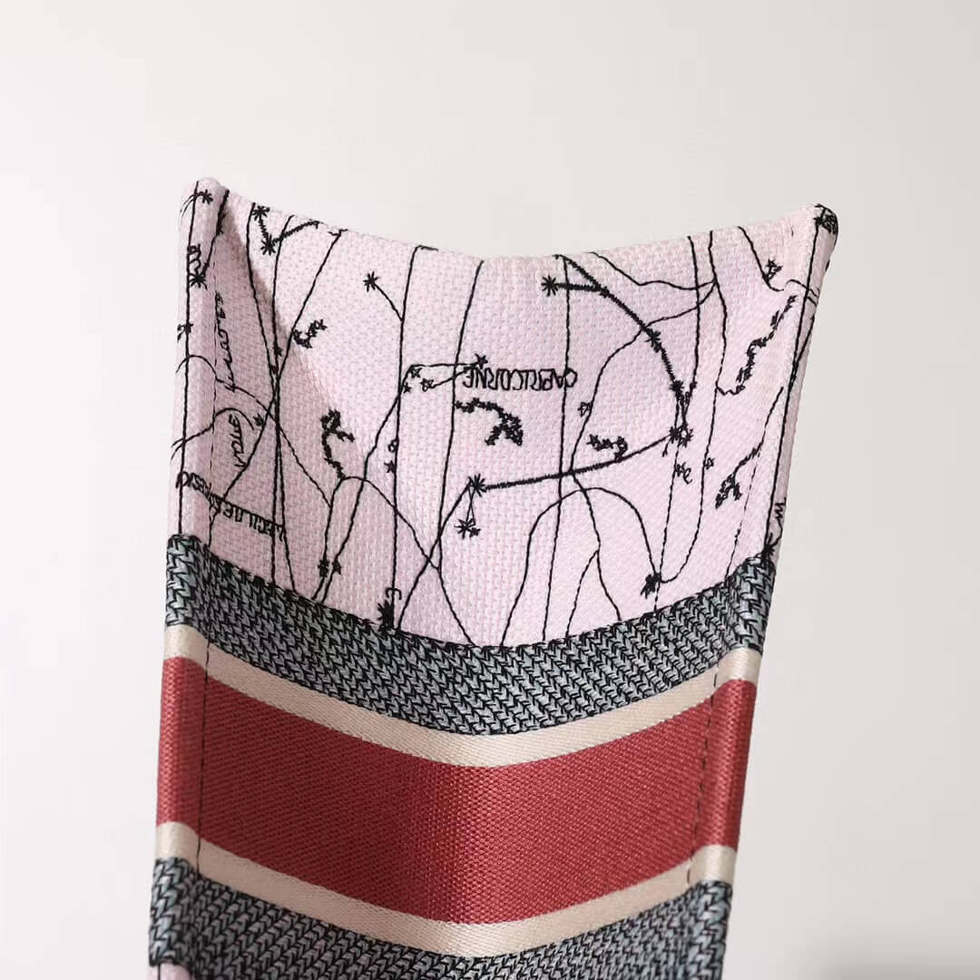 DIR1286 Book Tote MM Constellation Embroidery 36cm Multicolor