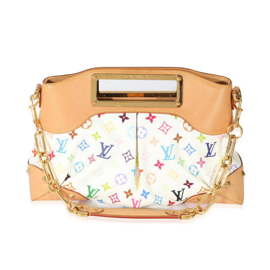 Louis Vuitton Louis Vuitton Canvas White Multicolor Monogram Judy