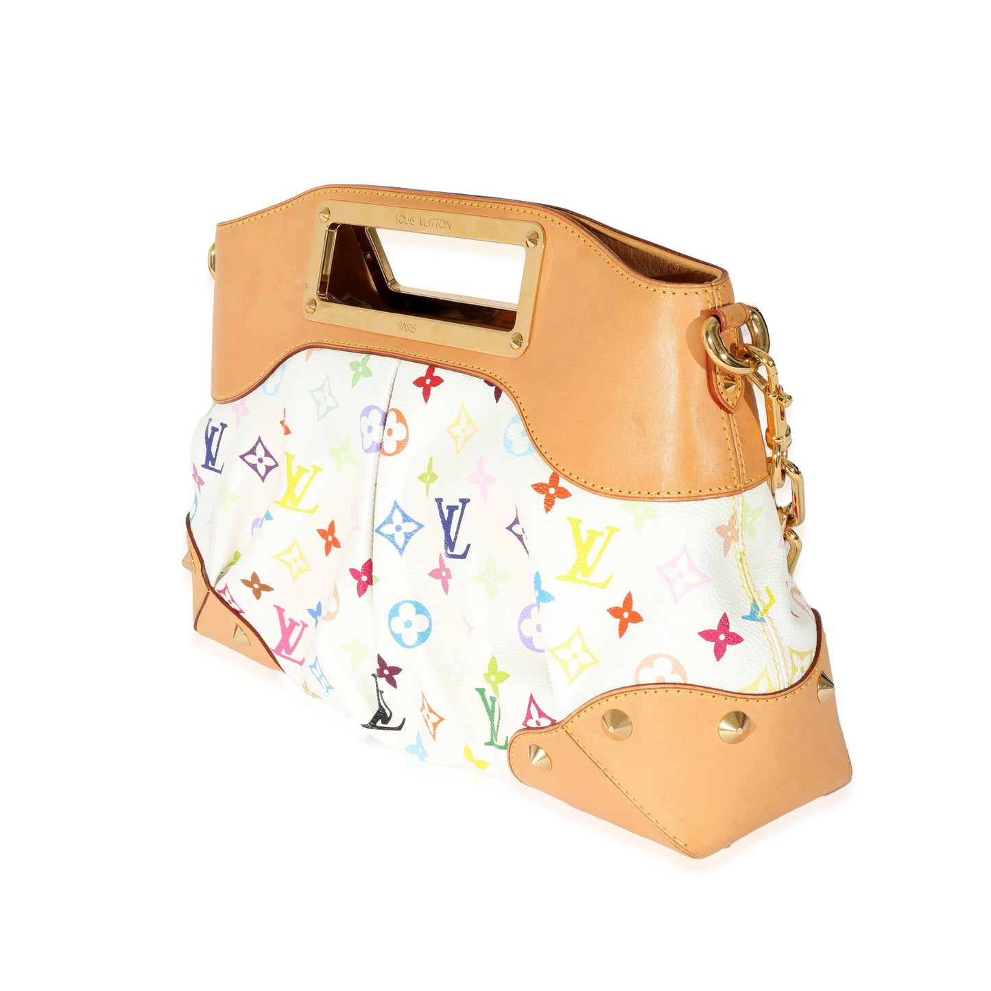 Louis Vuitton Louis Vuitton Canvas White Multicolor Monogram Judy