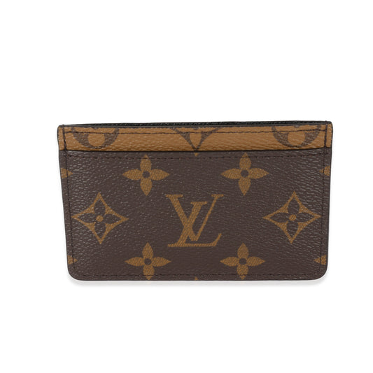 Louis Vuitton Louis Vuitton Canvas Monogram Reverse Card Holder