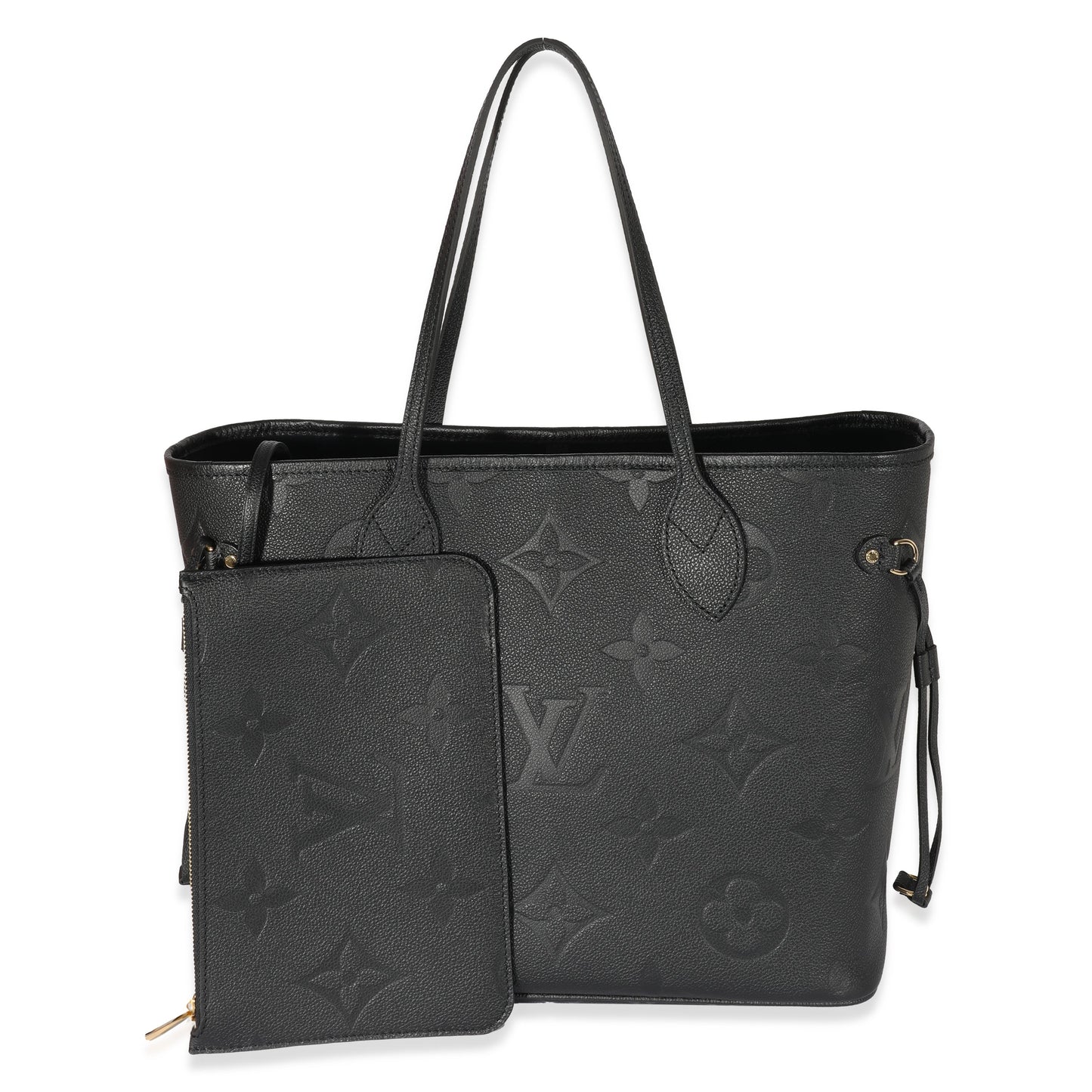 Louis Vuitton Louis Vuitton Black Monogram Empreinte Giant Neverfull MM