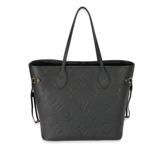Louis Vuitton Louis Vuitton Black Monogram Empreinte Giant Neverfull MM