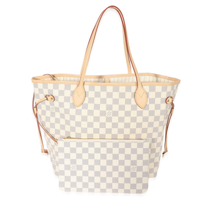 Louis Vuitton Louis Vuitton Canvas Damier Azur Neverfull MM