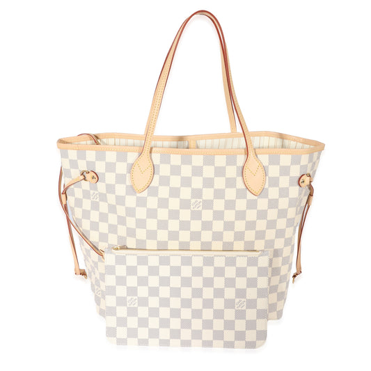 Louis Vuitton Louis Vuitton Canvas Damier Azur Neverfull MM