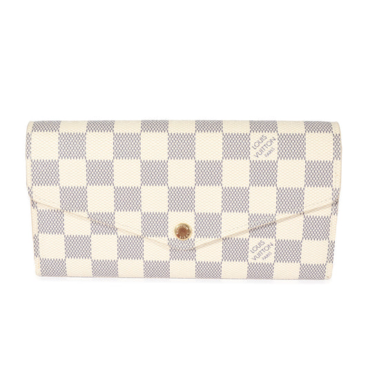 Louis Vuitton Louis Vuitton Damier Azur Canvas Sarah Wallet