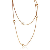 Louis Vuitton Louis Vuitton Essential V Station Gold Plated Necklace