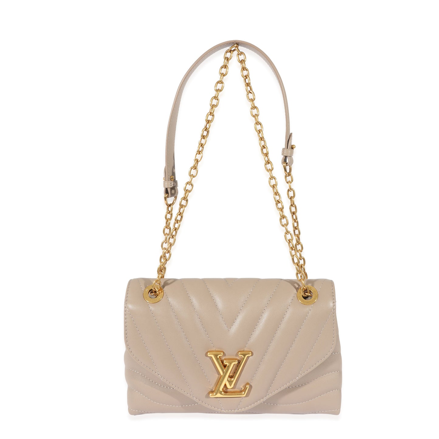 Louis Vuitton Louis Vuitton Taupe Leather New Wave Chain Bag