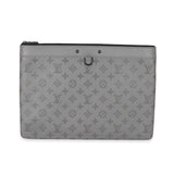 Louis Vuitton Louis Vuitton Charcoal Grey Monogram Shadow Discovery Pouch GM