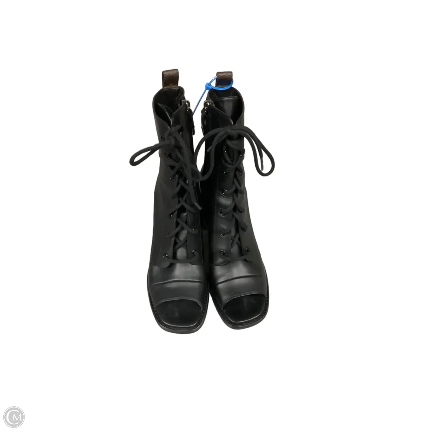 Boots Luxury Designer By Louis Vuitton In Black, Size: 10