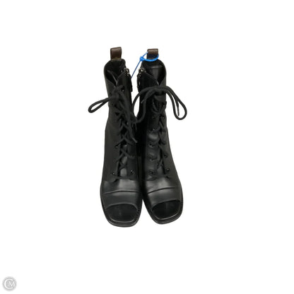 Boots Luxury Designer By Louis Vuitton In Black, Size: 10