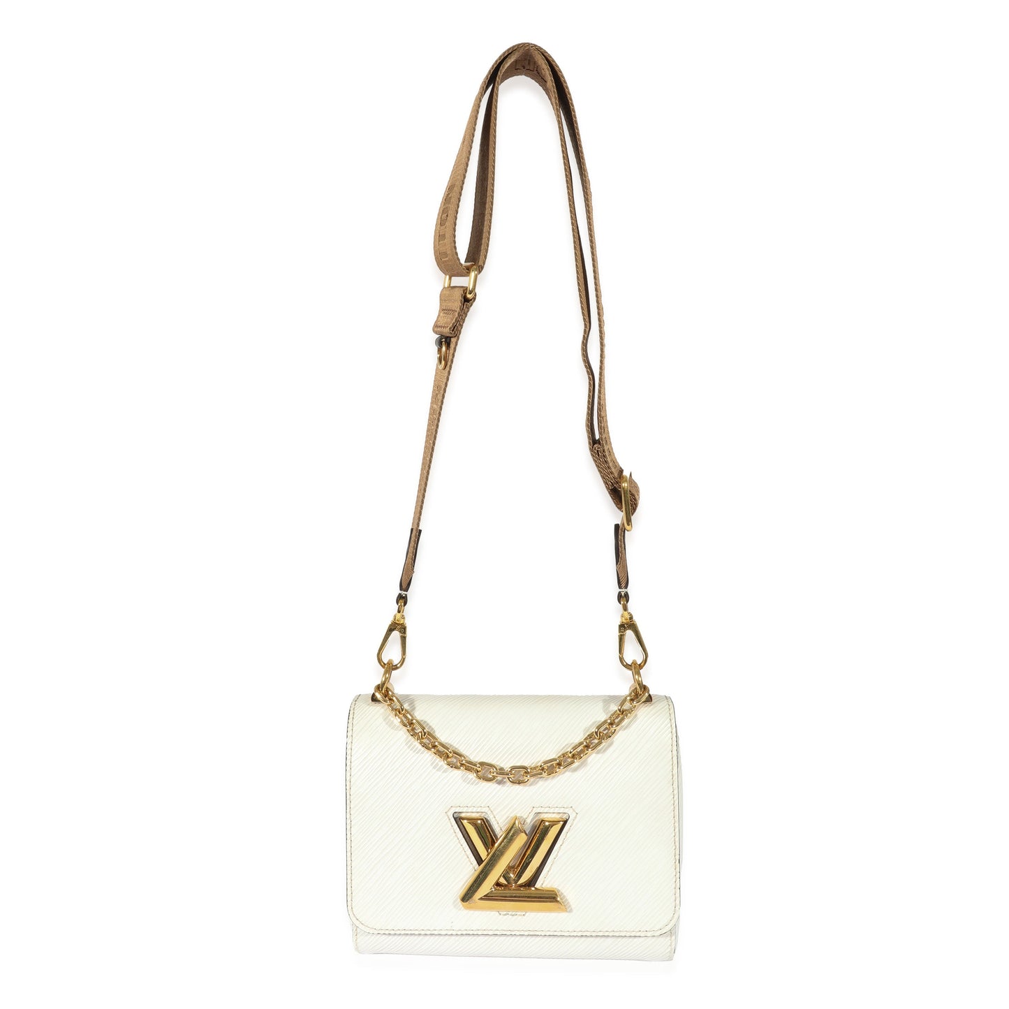 Louis Vuitton Louis Vuitton White Epi Twist PM