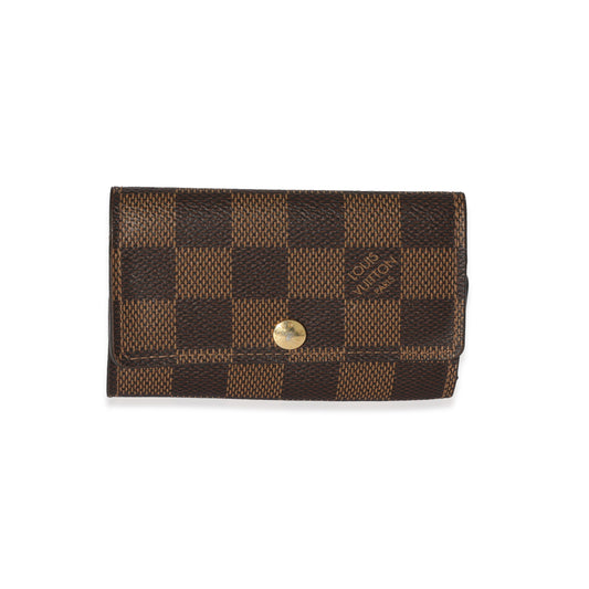 Louis Vuitton Louis Vuitton Damier Ebene Canvas 6 Key Holder