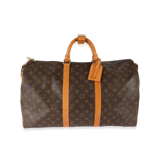 Louis Vuitton Louis Vuitton   Monogram Canvas Keepall Bandoulière 50