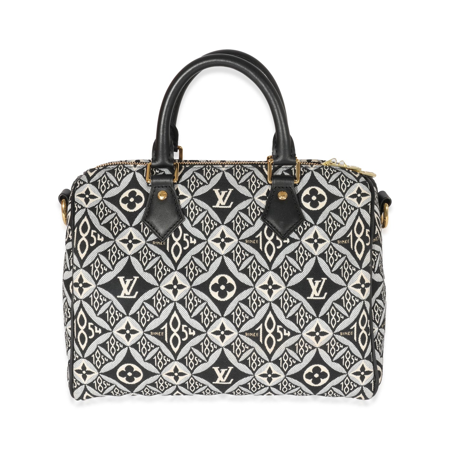 Louis Vuitton Louis Vuitton Grey Jacquard Since 1854 Speedy Bandouliere 25