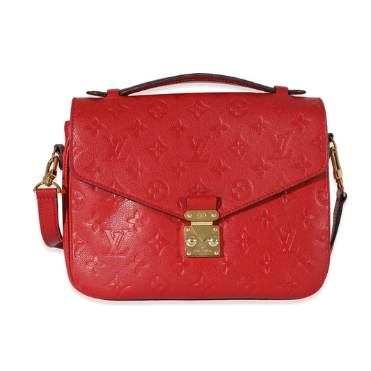 Louis Vuitton Louis Vuitton Scarlet Empreinte Pochette Metis
