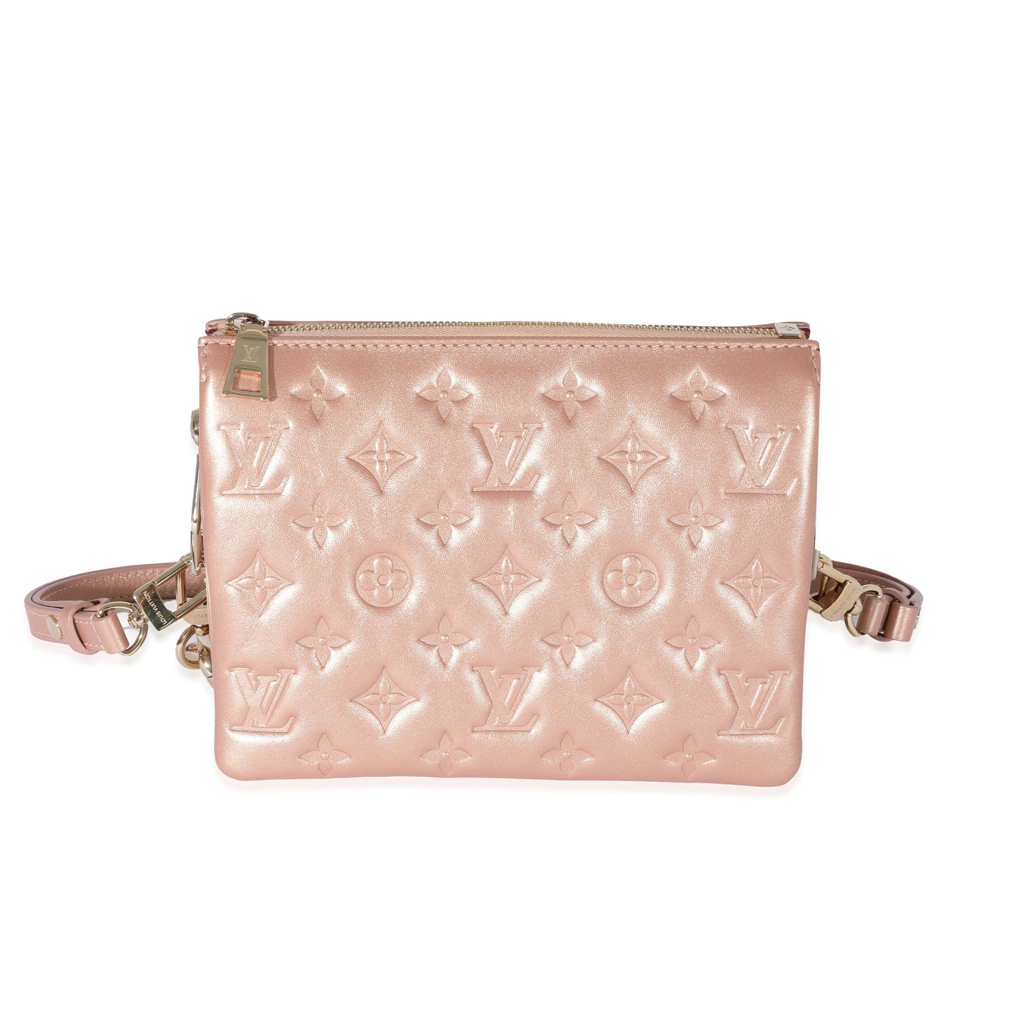 Louis Vuitton Louis Vuitton Lambskin Pink Gold Coussin BB H27