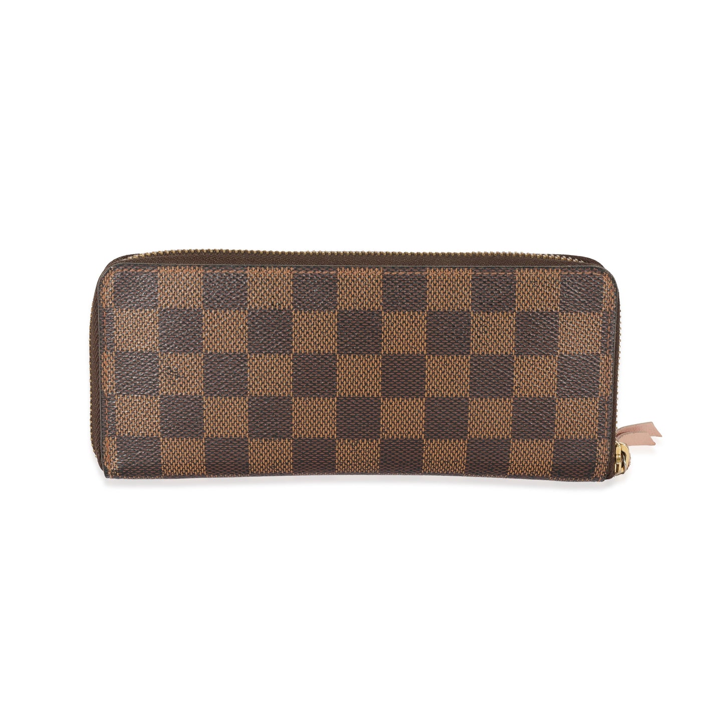 Louis Vuitton Louis Vuitton Damier Ebene Coated Canvas Clemence Wallet