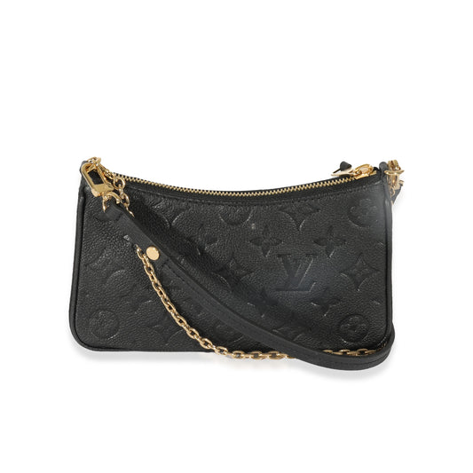 Louis Vuitton Louis Vuitton Black Empreinte Easy Pouch On Strap