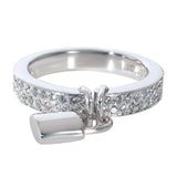 Louis Vuitton Louis Vuitton Lockit Ring in 18k White Gold 0.40 CTW