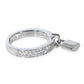 Louis Vuitton Louis Vuitton Lockit Ring in 18k White Gold 0.40 CTW