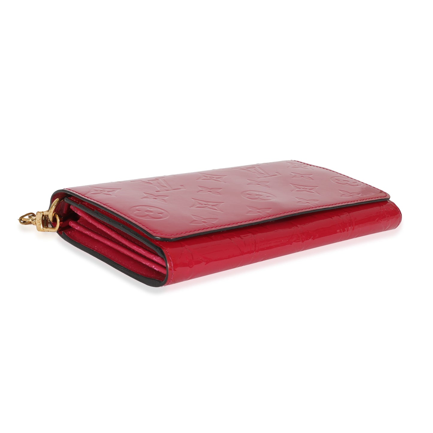 Louis Vuitton Louis Vuitton Pink Vernis Sarah Chain Clutch