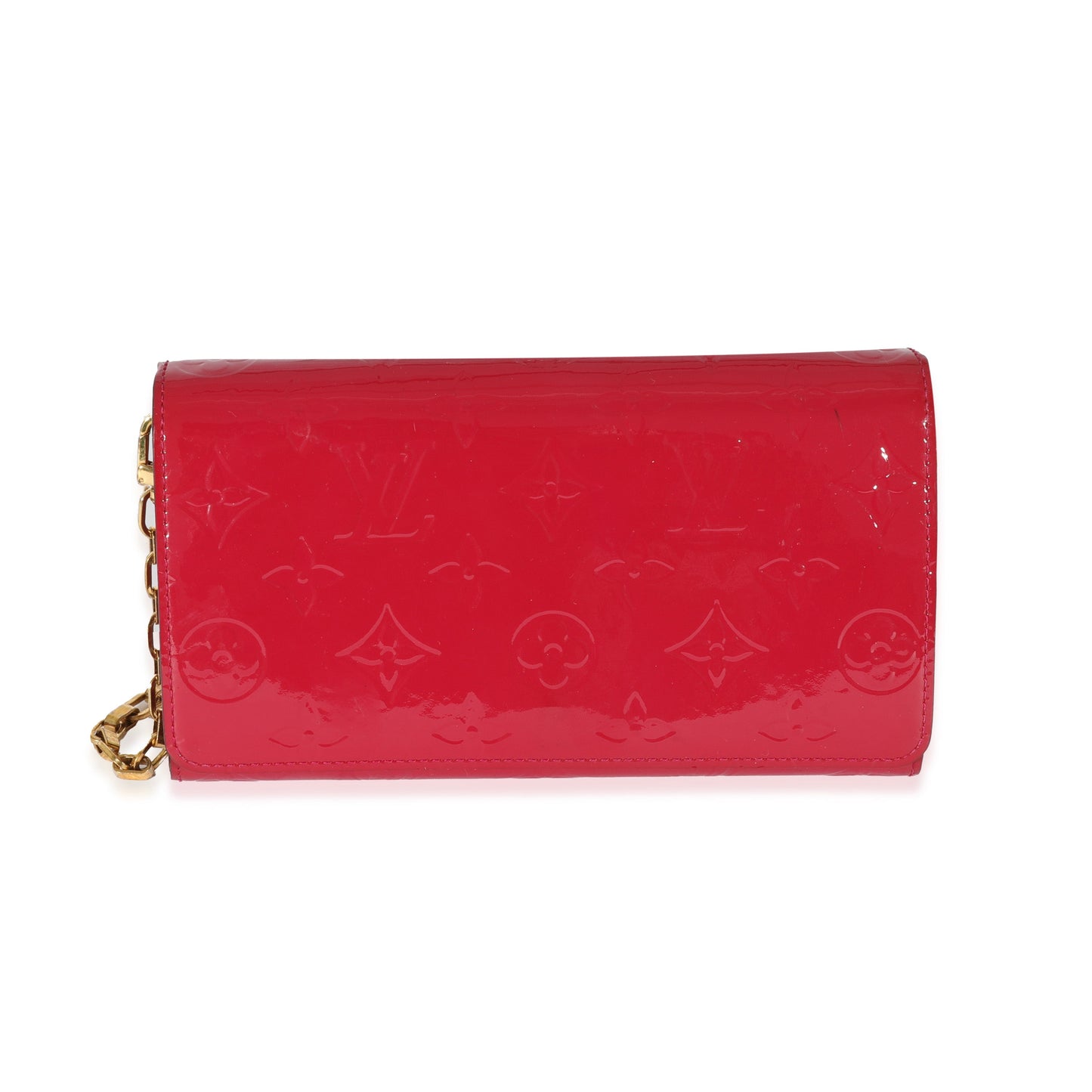 Louis Vuitton Louis Vuitton Pink Vernis Sarah Chain Clutch