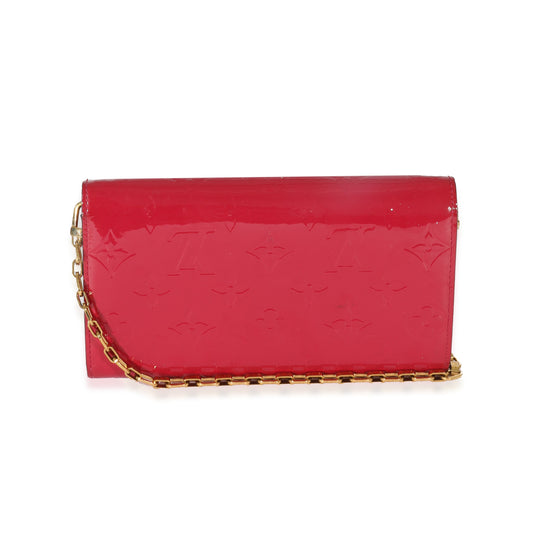 Louis Vuitton Louis Vuitton Pink Vernis Sarah Chain Clutch