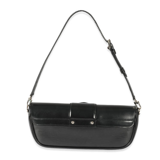 Louis Vuitton Louis Vuitton Black Epi Montaigne Clutch