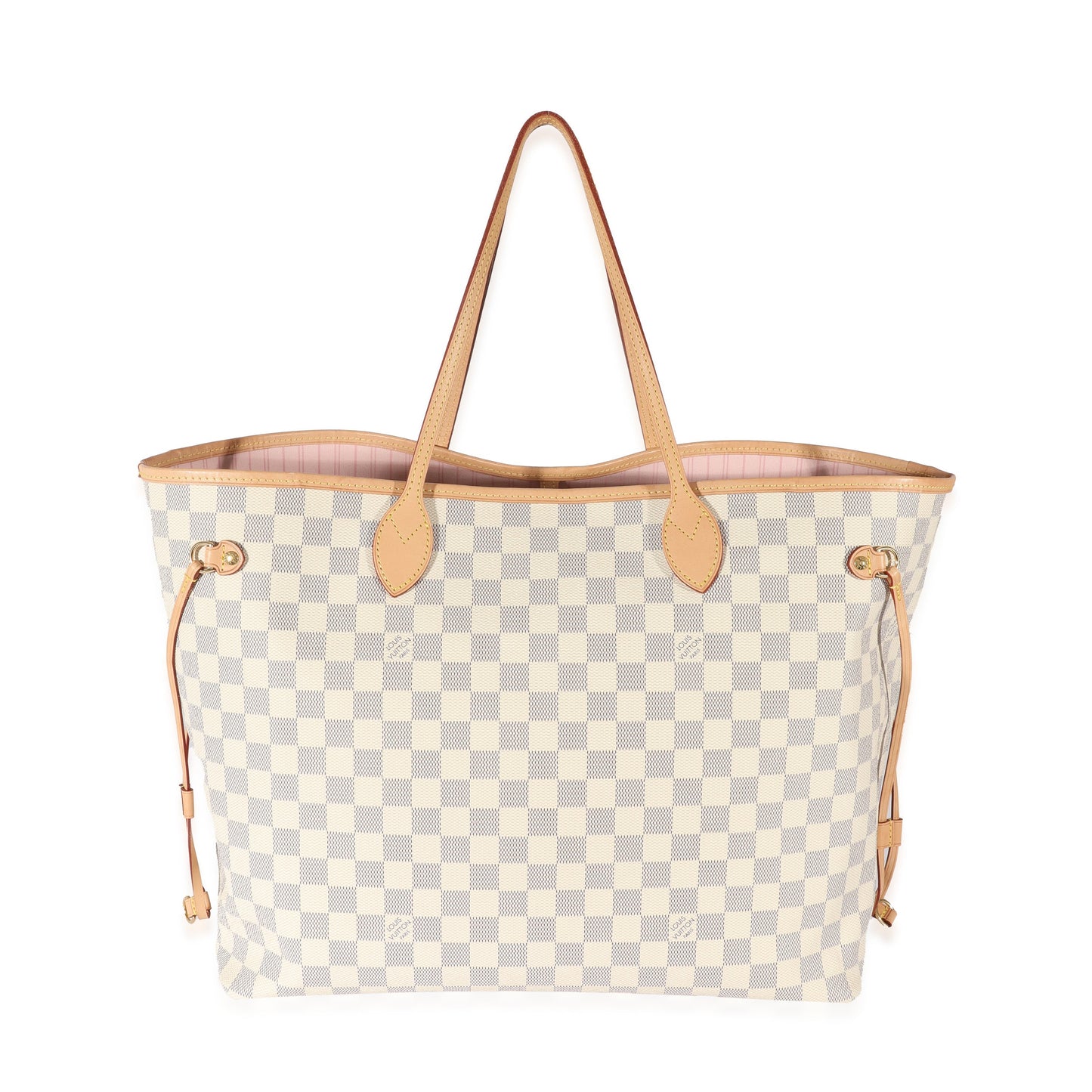 Louis Vuitton Louis Vuitton Damier Azur Canvas Rose Ballerine Neverfull GM