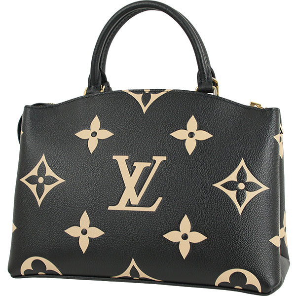 Louis Vuitton Petit Palais PM Monogram Implant Leather Shoulder Bag