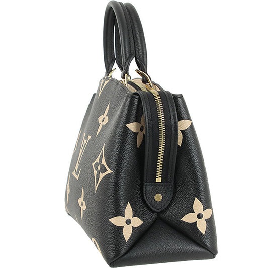 Louis Vuitton Petit Palais PM Monogram Implant Leather Shoulder Bag