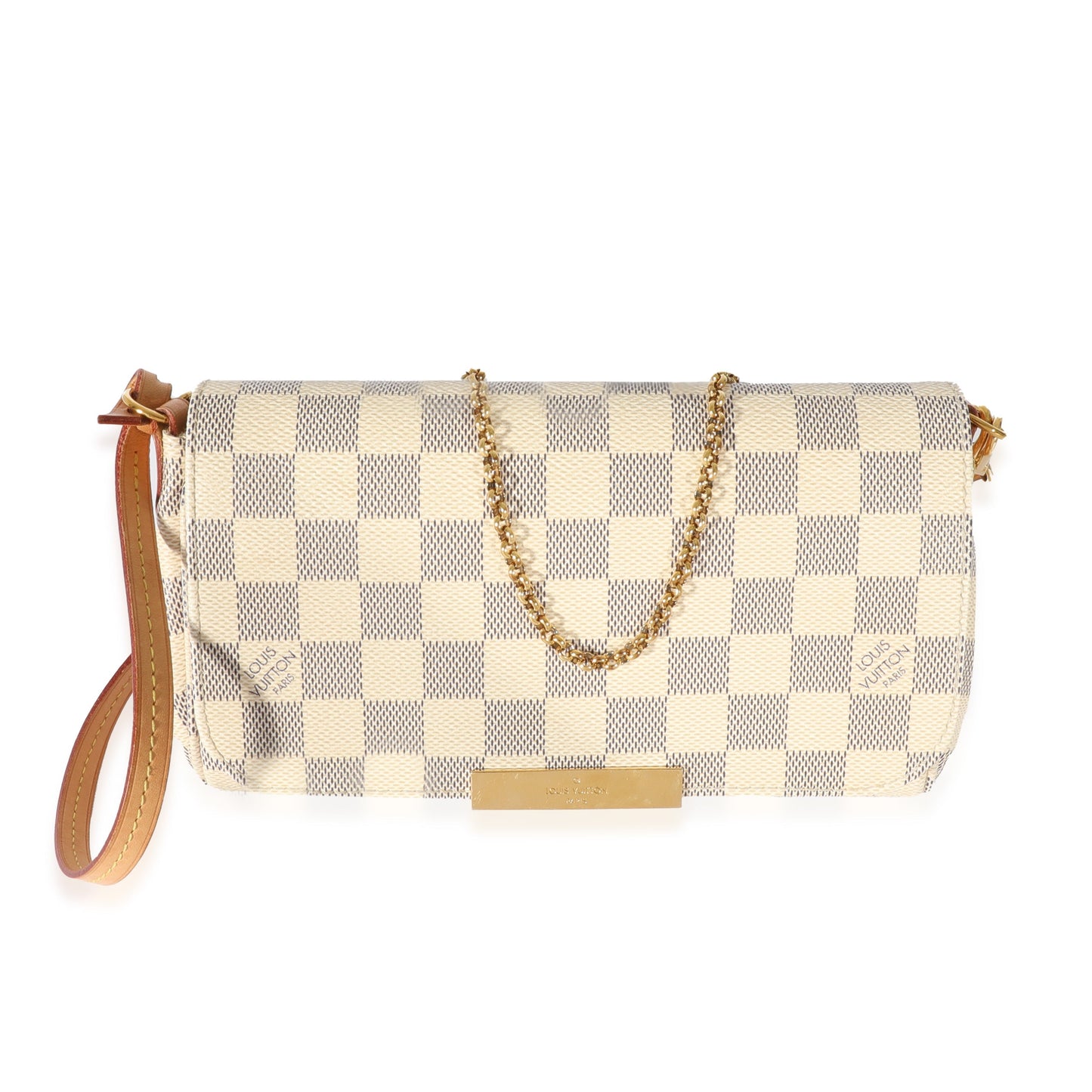 Louis Vuitton Louis Vuitton Canvas Damier Azur Favorite PM
