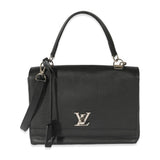 Louis Vuitton Louis Vuitton Black Leather LockMe II Bag