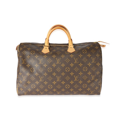 Louis Vuitton Louis Vuitton Monogram Canvas Speedy 40