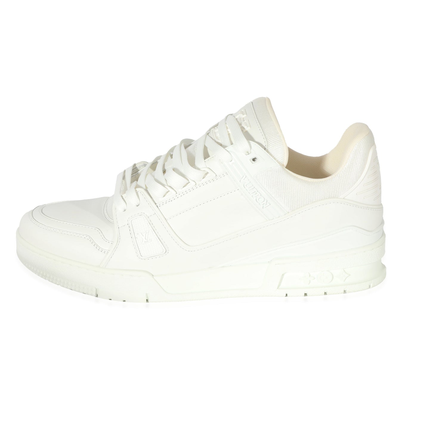 Louis Vuitton Louis Vuitton White Leather LV Trainer Sneaker