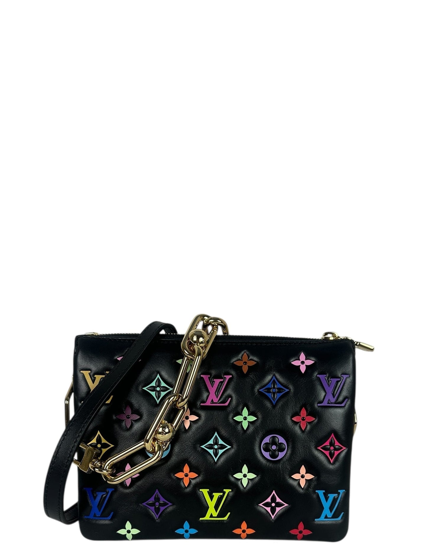 Louis Vuitton LV X TM Black Multicolor Coussin BB