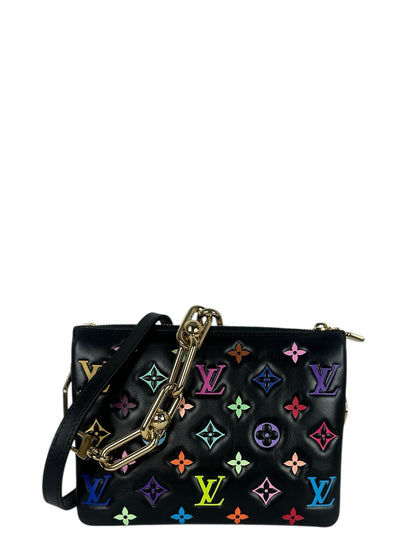Louis Vuitton LV X TM Black Multicolor Coussin BB