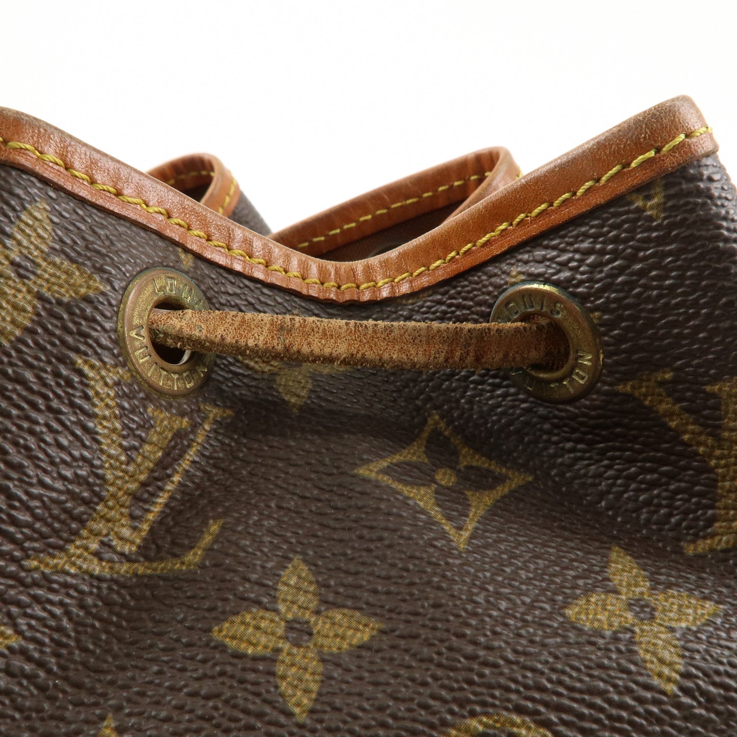 Louis Vuitton Monogram Petit Noe Shoulder Bag Brown M42226