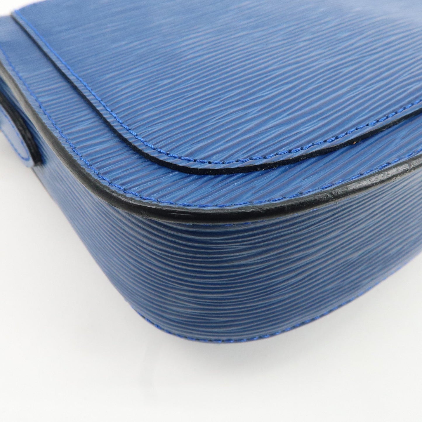 Louis Vuitton Epi Mini Saint Cloud Shoulder Bag Blue M52215
