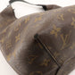 Louis Vuitton Monogram Flower Hobo Shoulder Bag Brown M43545
