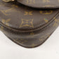Louis Vuitton Monogram Saint Cloud MM Shoulder Bag Brown M51243