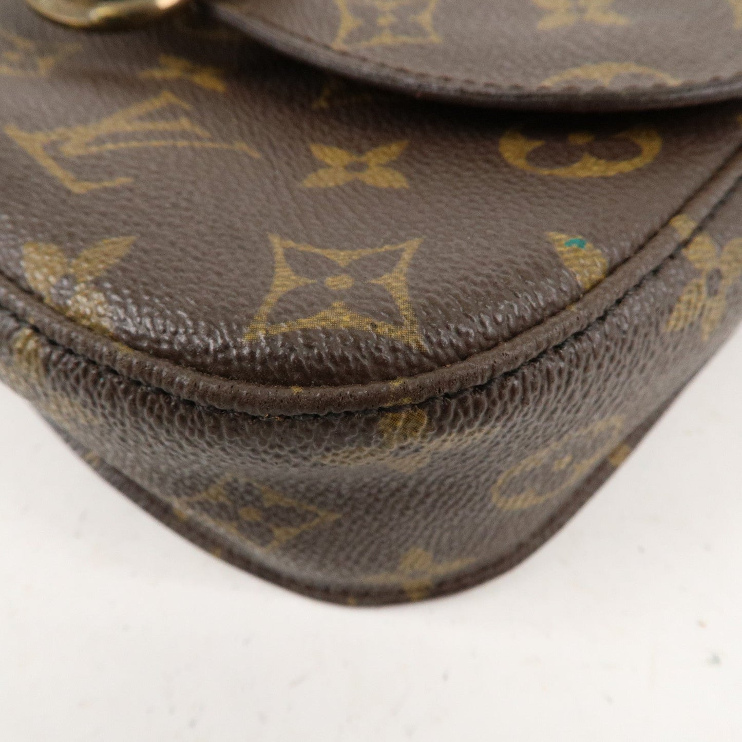 Louis Vuitton Monogram Saint Cloud MM Shoulder Bag Brown M51243