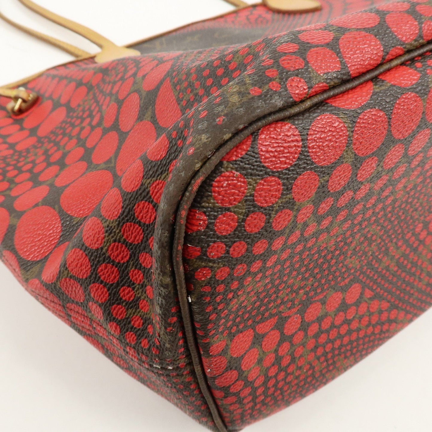 Louis Vuitton Rouge Pumpkin Dots Yayoi Kusama Neverfull MM M40686