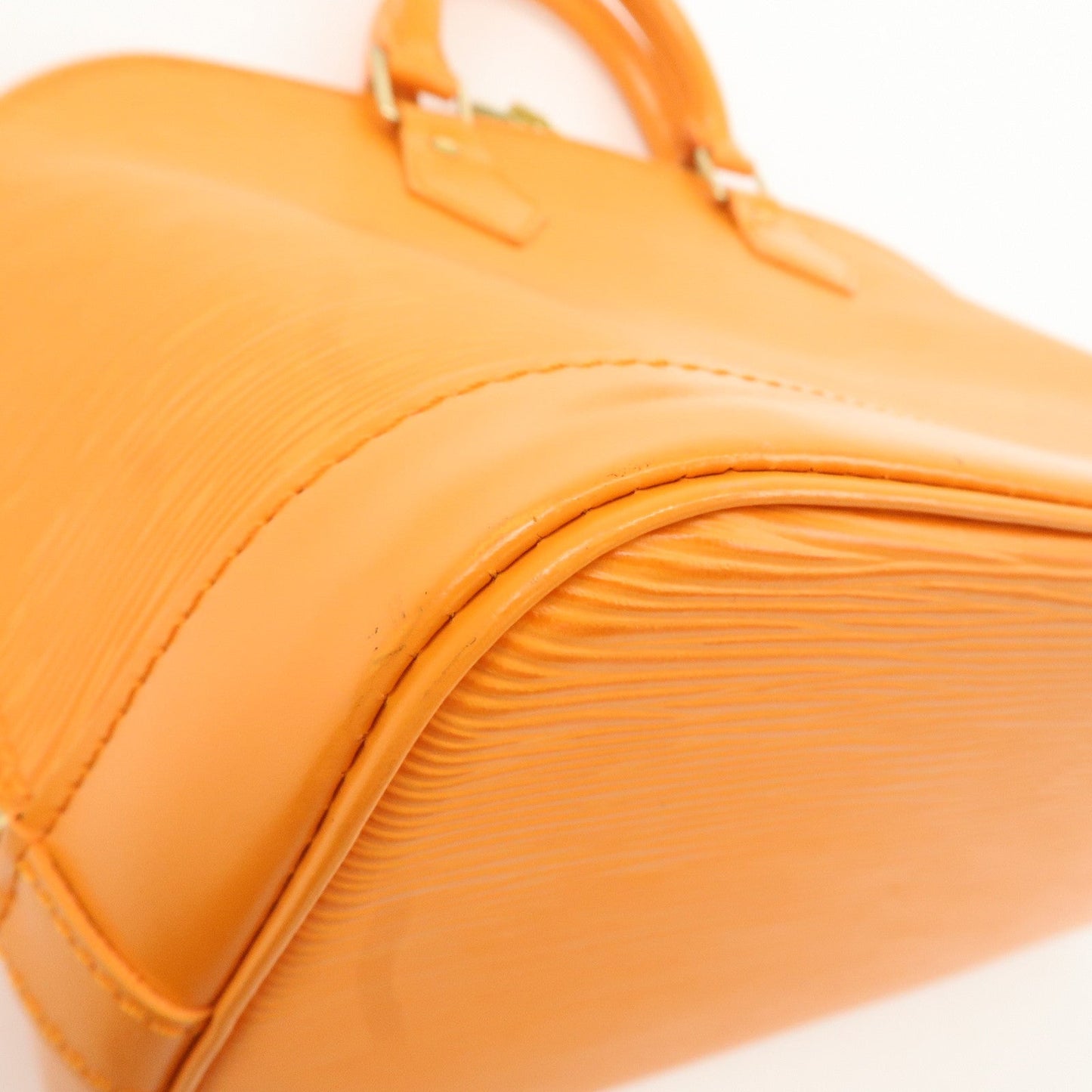 Louis Vuitton Epi Alma Hand Bag Mandarin Orange M5124H